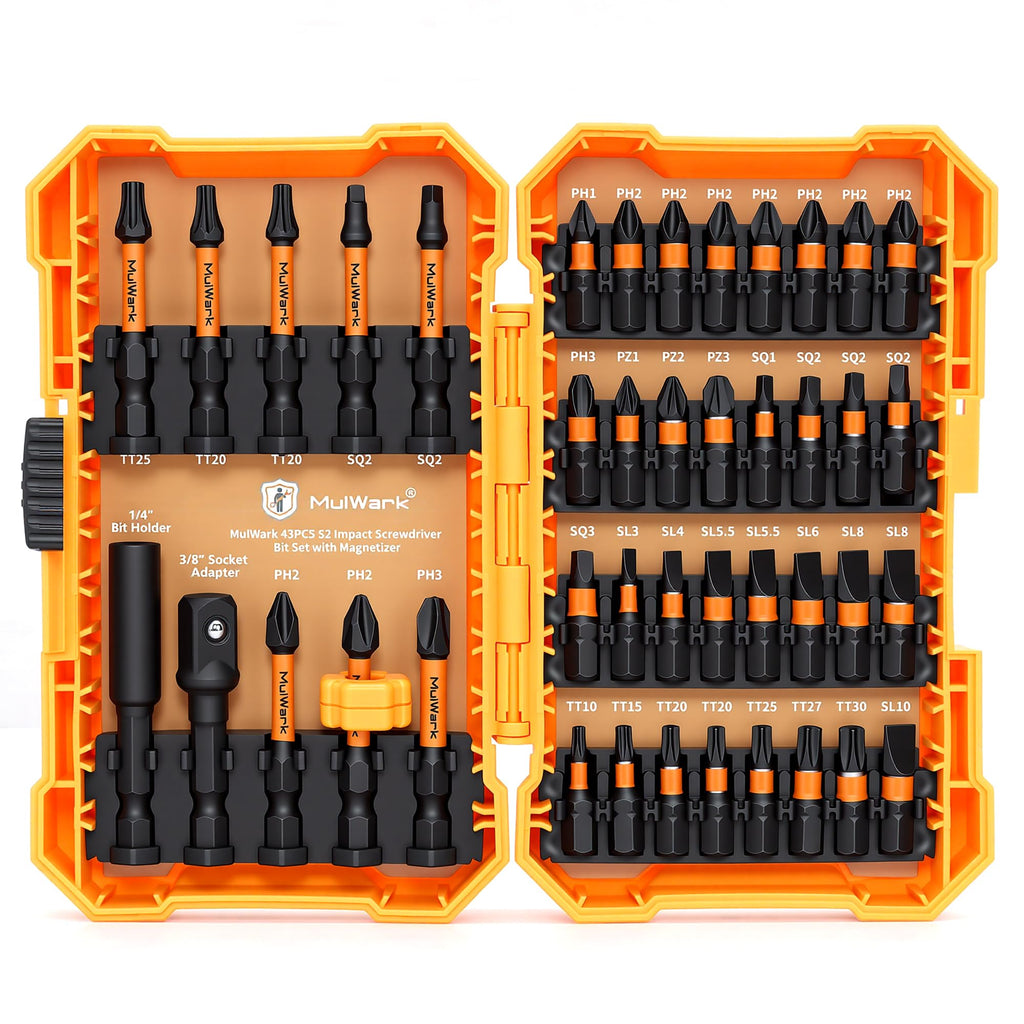 MulWark Impact Screwdriver Bit Set