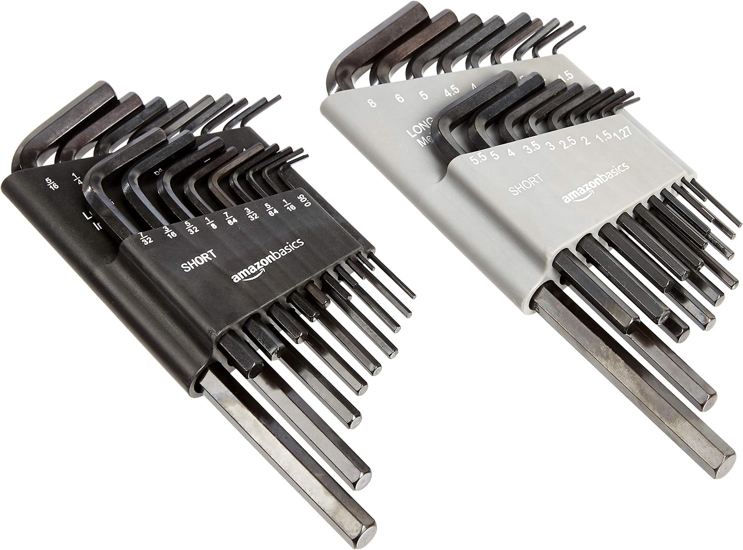 Amazon Basics Ds-Amz031 Allen Wrench/Hex Key Chrome Vanadium Steel Powder Coated Hex Wrench