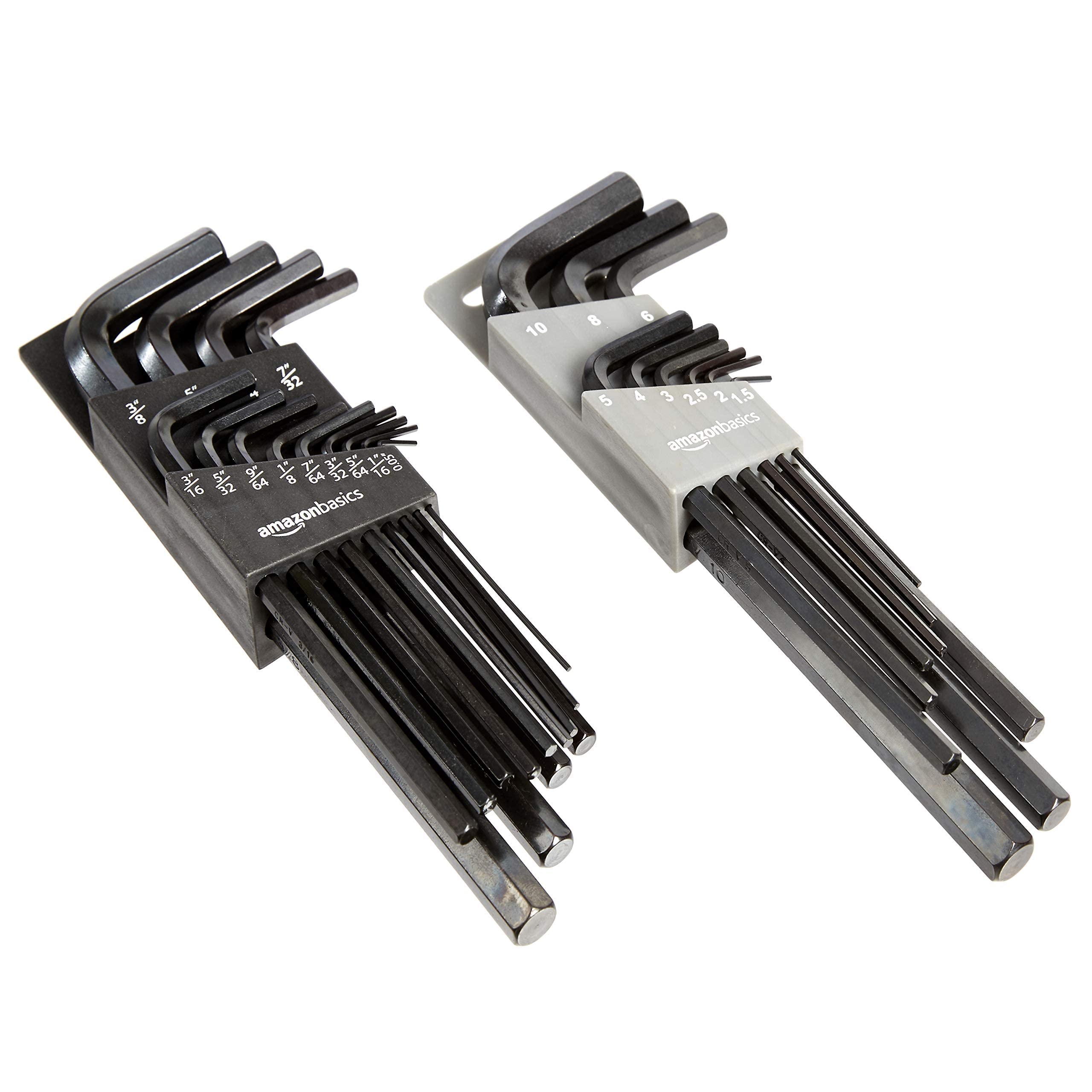 Amazon Basics Ds-Amz031 Allen Wrench/Hex Key Chrome Vanadium Steel Powder Coated Hex Wrench