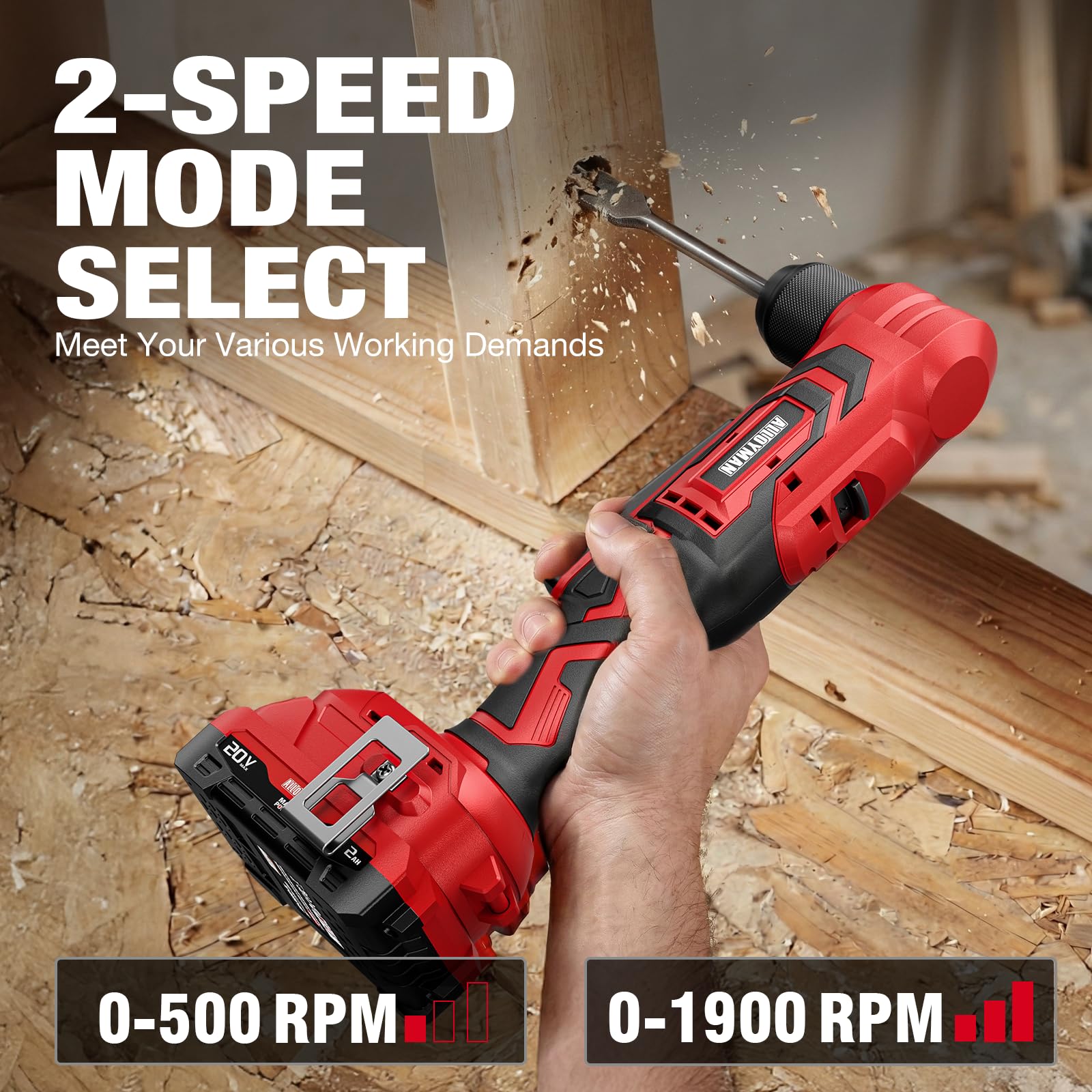 Brushless Right Angle Drill