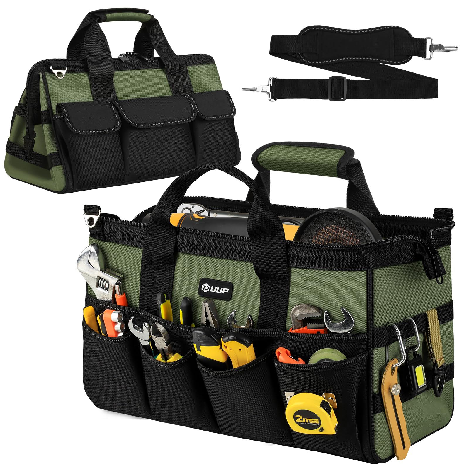 UUP Large Heavy-Duty Wide-Mouth Tool Storage Bag