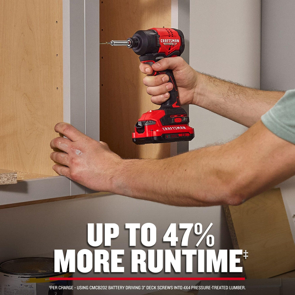 CRAFTSMAN V20 BRUSHLESS RP Compact Impact Driver Kit (CMCF811D1)