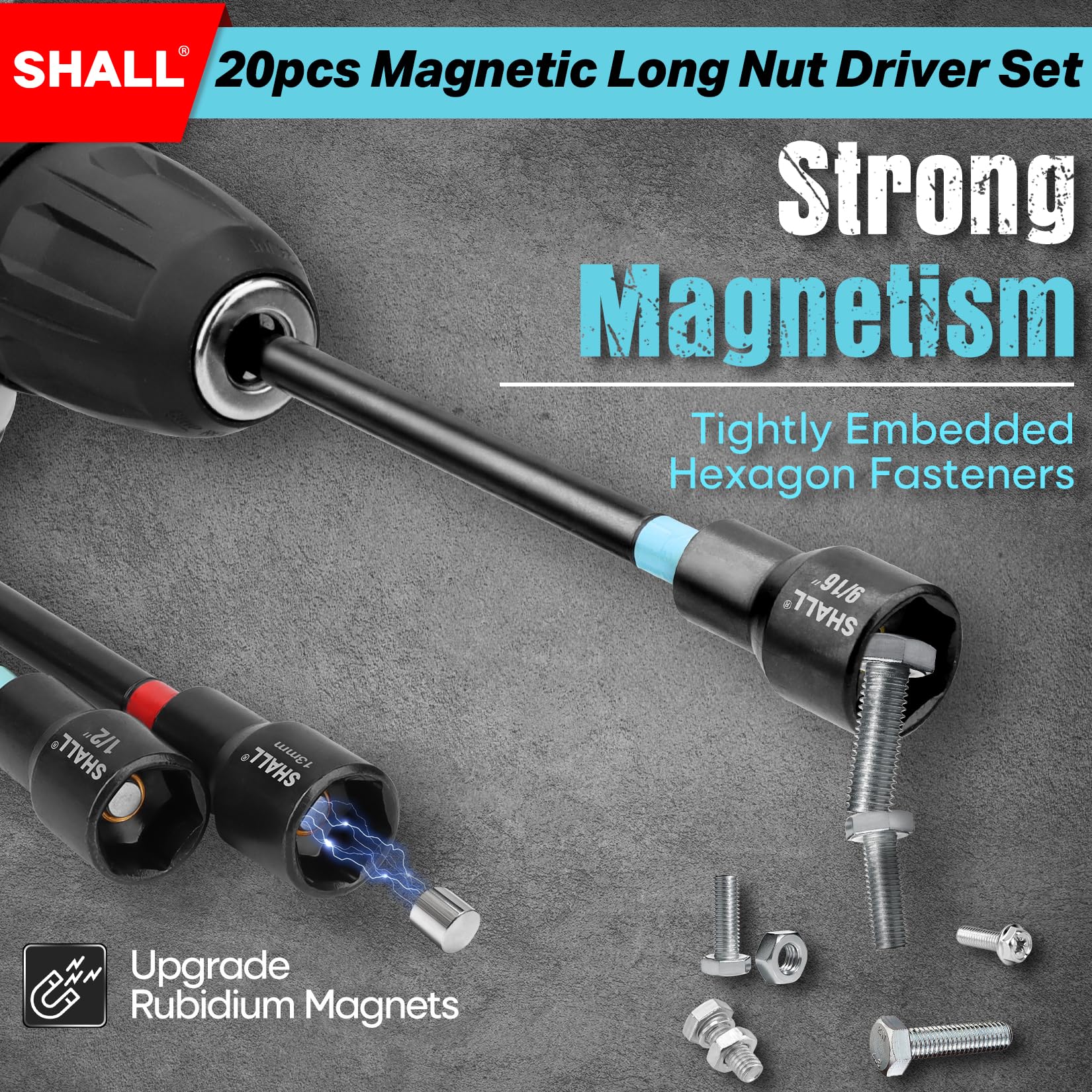 SHALL Impact Nut Drivers Set